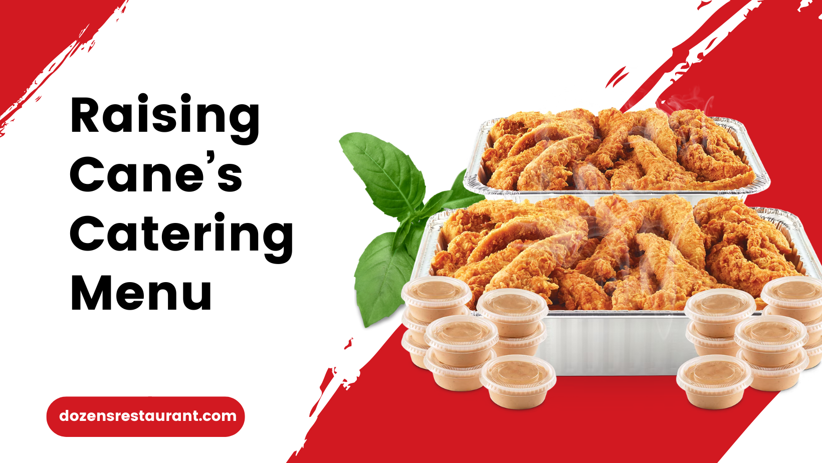Raising Cane’s Catering Menu